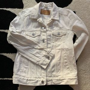 H&M White Denim Jacket